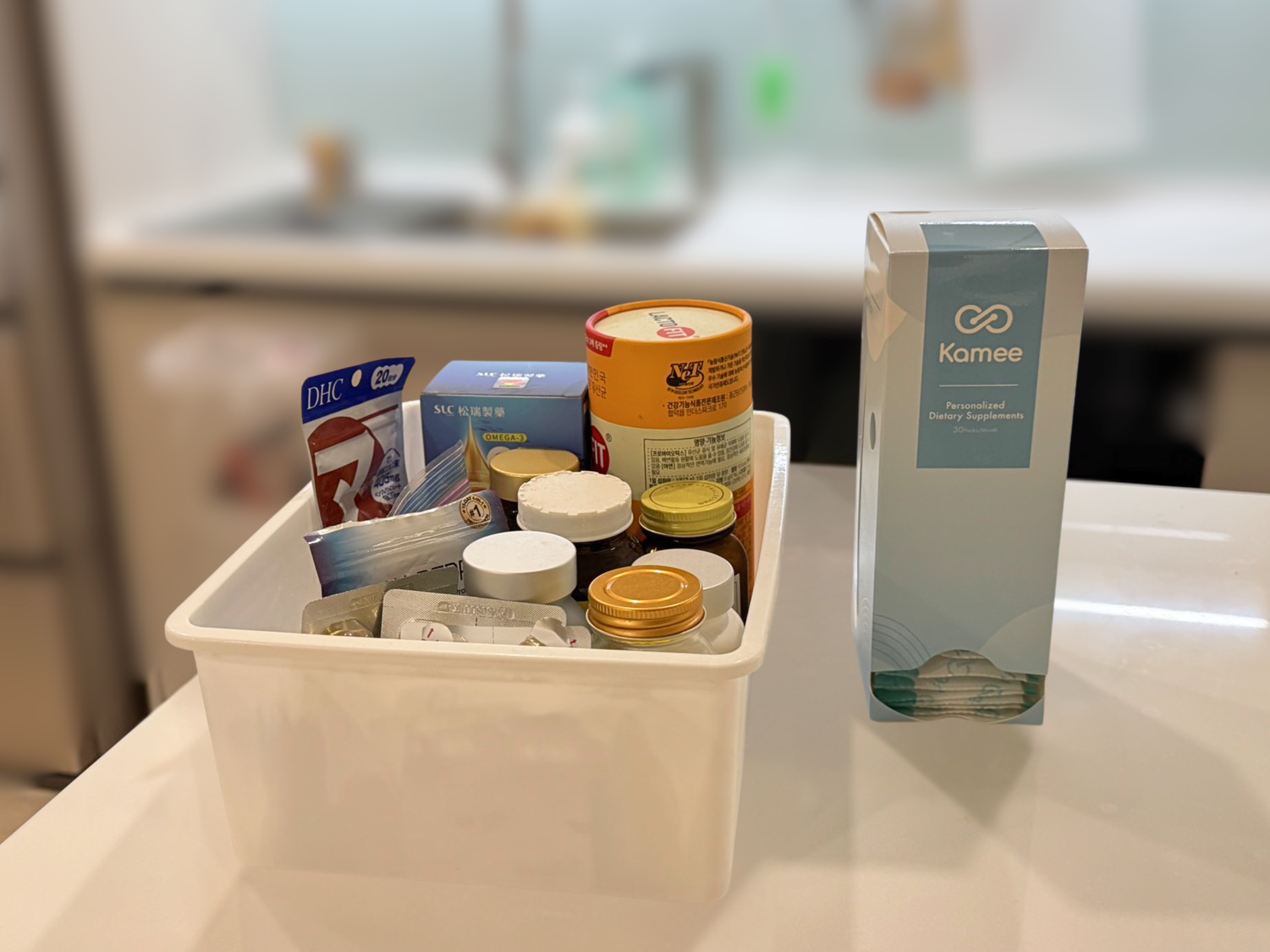 Kamee 咖米每日一包設計，讓多種保健品管理更簡單